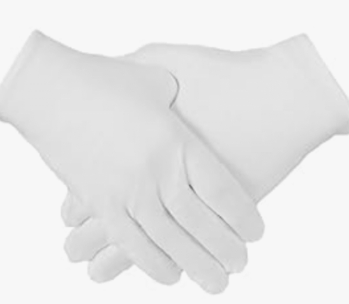 White Cotton Gloves